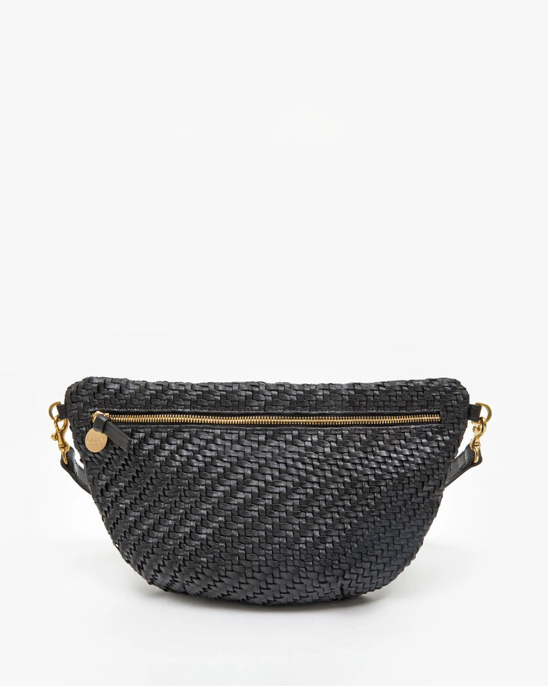 Grande Fanny in Black Woven Zig Zag