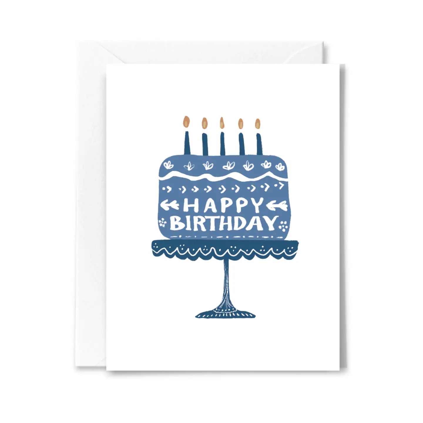 Happy Birthday Cake Greeting Card