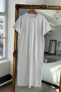 Her Dress in Icy Grey