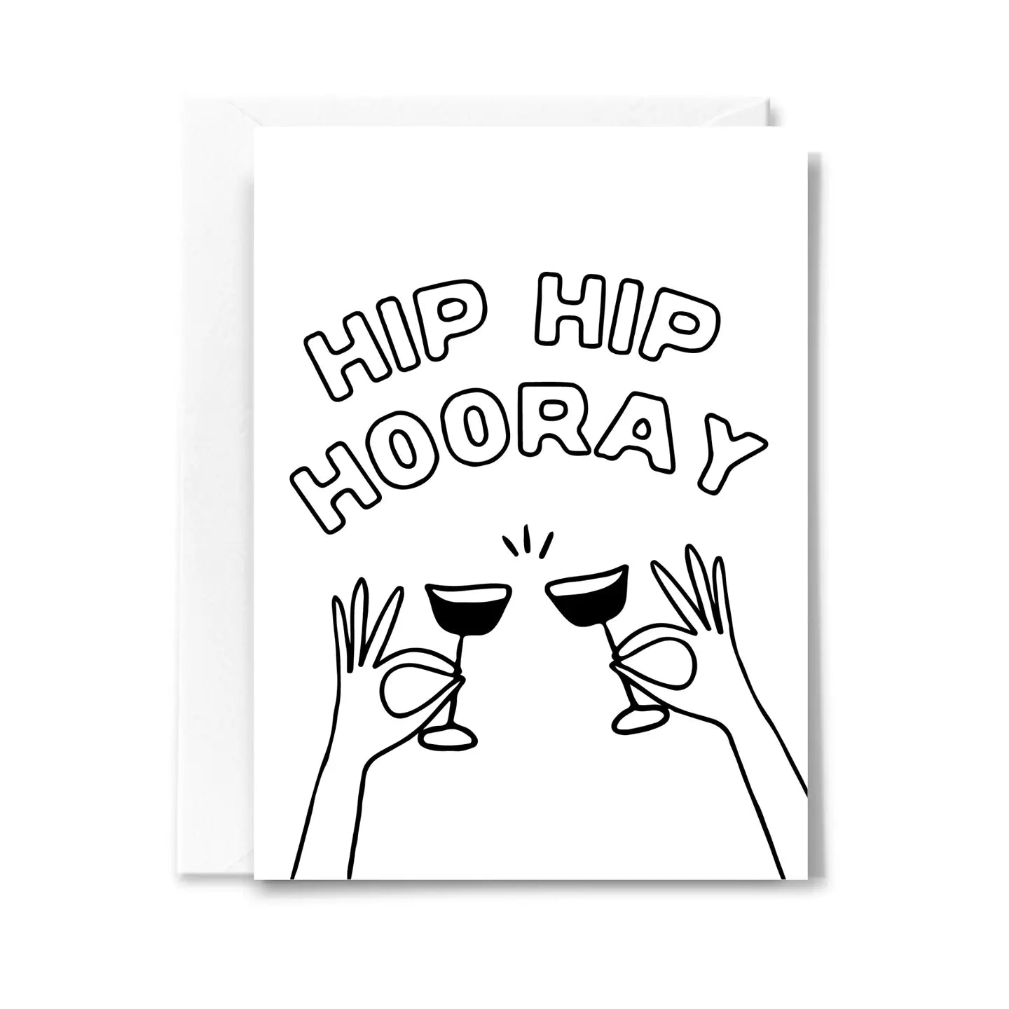 Hip Hip Hooray Greeting Card