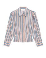 The Honor Top in Blue Frontier Stripe