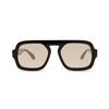 Jane in Gloss Black W Brown Lens