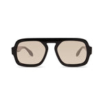 Jane in Gloss Black W Brown Lens