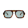 Jane in Brown Tortoise W Blue Lens