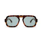 Jane in Brown Tortoise W Blue Lens