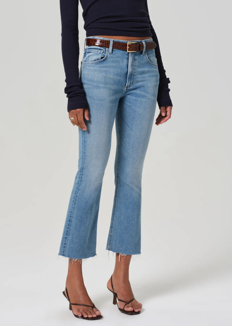 Isola Mid Rise Cropped Boot in Tahiti