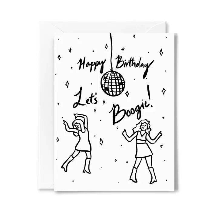 Let's Boogie Greeting Card