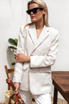 Atelier Blazer in Beach Linen
