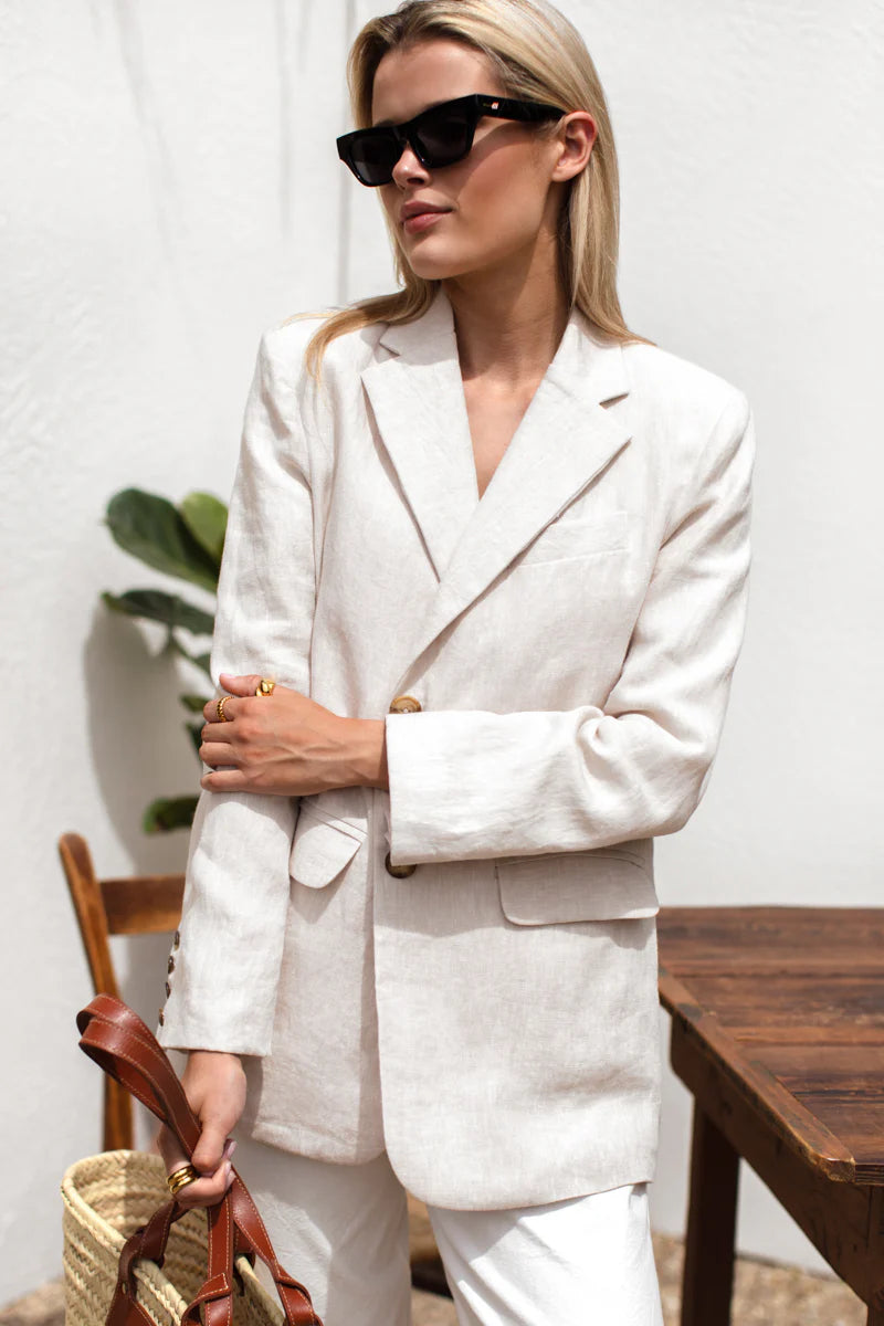 Atelier Blazer in Beach Linen