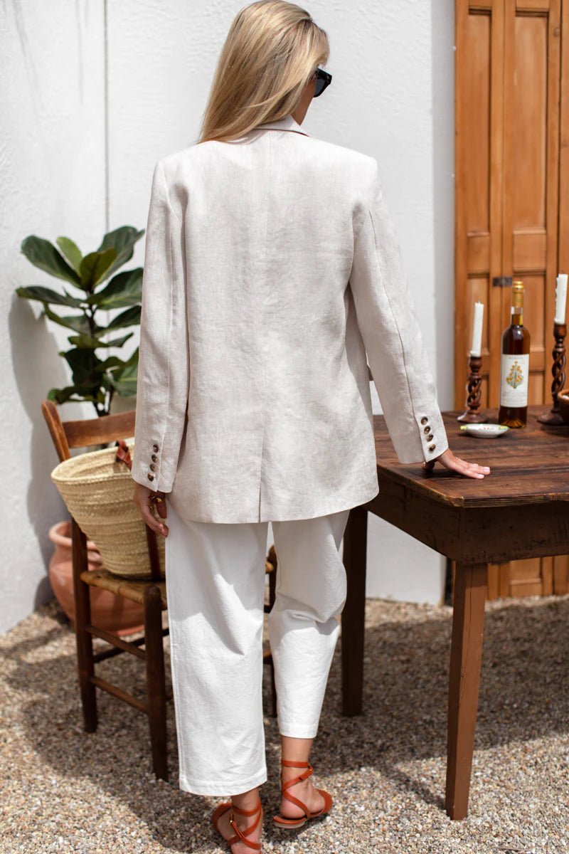 Atelier Blazer in Beach Linen