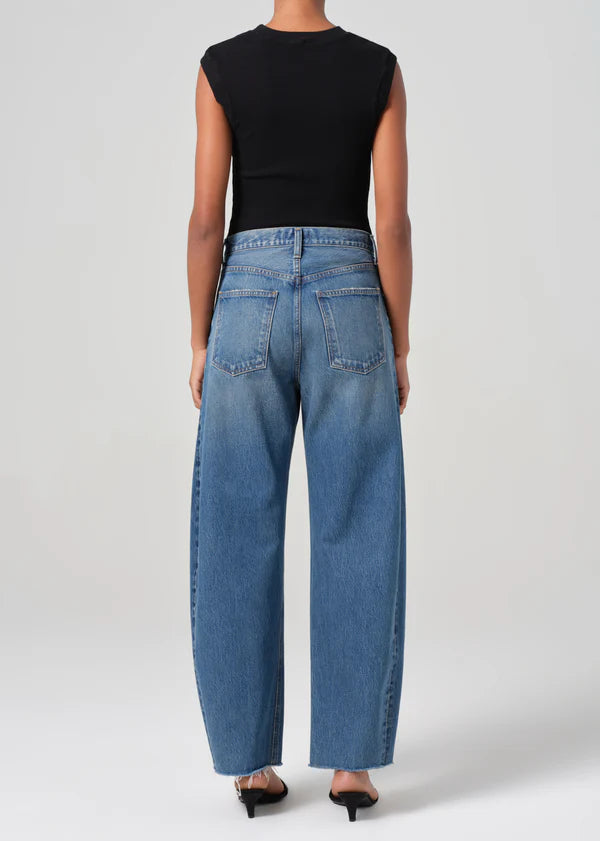 Luna High Rise Pieced Taper in Split