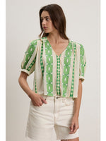 Marissa Jacquard Top