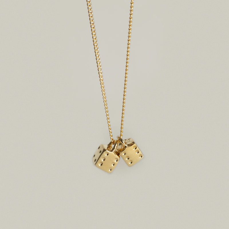 Double Dice Necklace