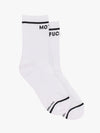 Baby Steps MF White Crew Socks