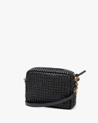 Midi Sac in Black Rattan