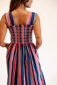 Garden Dress in Sailing Stripe