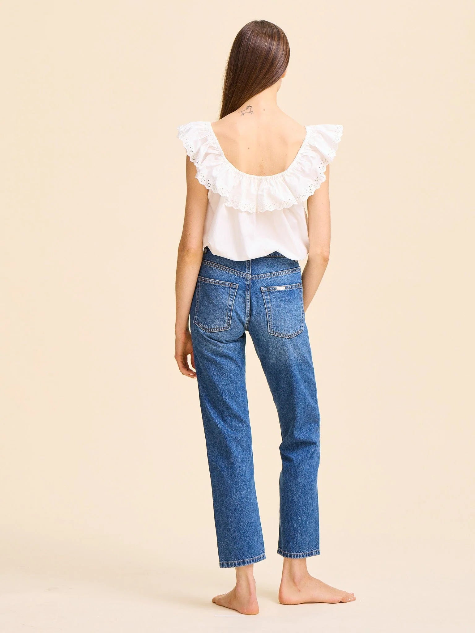 Stella Top in Ivory