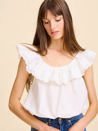 Stella Top in Ivory