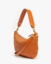 Moyen Messenger in Natural Woven Checker