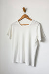 Organic Cotton Vintage Boy Tee in White