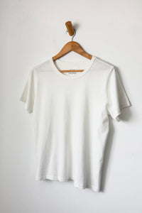 Organic Cotton Vintage Boy Tee in White