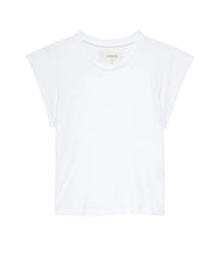 The Peak Shoulder Tee in White