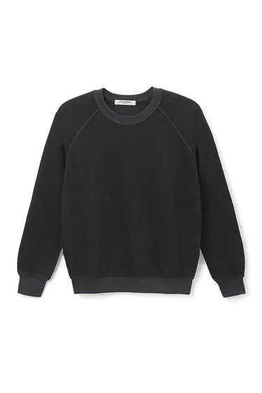 Ziggy Crew Neck Sweatshirt in Vintage Black