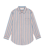 The Post Top in Blue Stripe Frontier