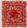 Silk Twill Scarf in Rosey Red