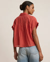Rie Button Up in Wagon