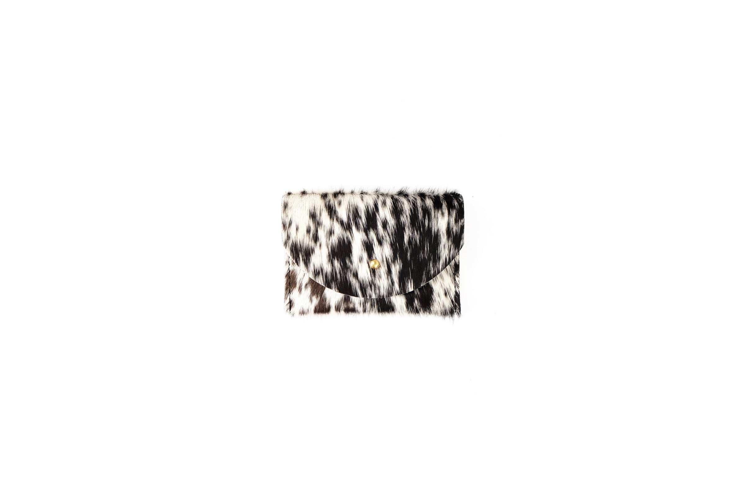 Salt + Pepper Cowhide Cardholder
