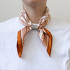 Silk Twill Scarf in Sandstone