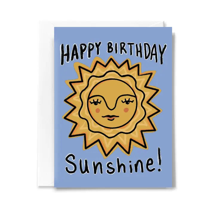 Happy Birthday Sunshine Greeting Card