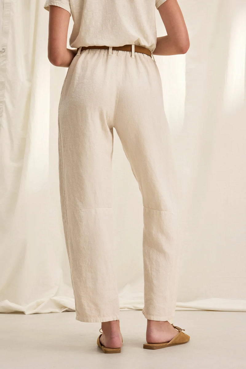 Taylor Linen Pant in Bisque