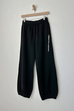 French Terry Balloon Pants Black