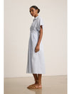 Riley Dress in Blue Stripe