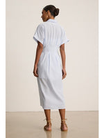 Riley Dress in Blue Stripe