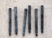 Tapered Candle Bundle Black