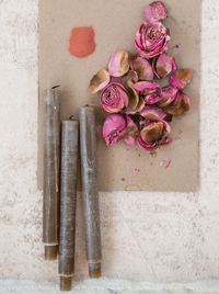 Tapered Candle Bundle Olive