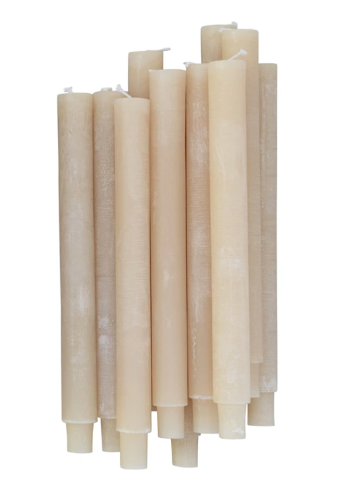 Tapered Candle Bundle Cream