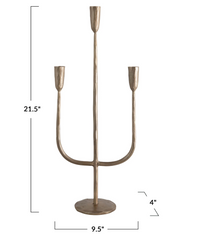 Victorian Metal Candelabra