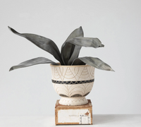 Debossed Footed Planter