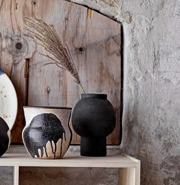 Ebony Terracotta Vase